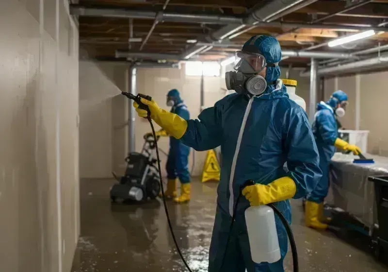 Basement Sanitization and Antimicrobial Treatment process in Greater Grand Crossing, IL